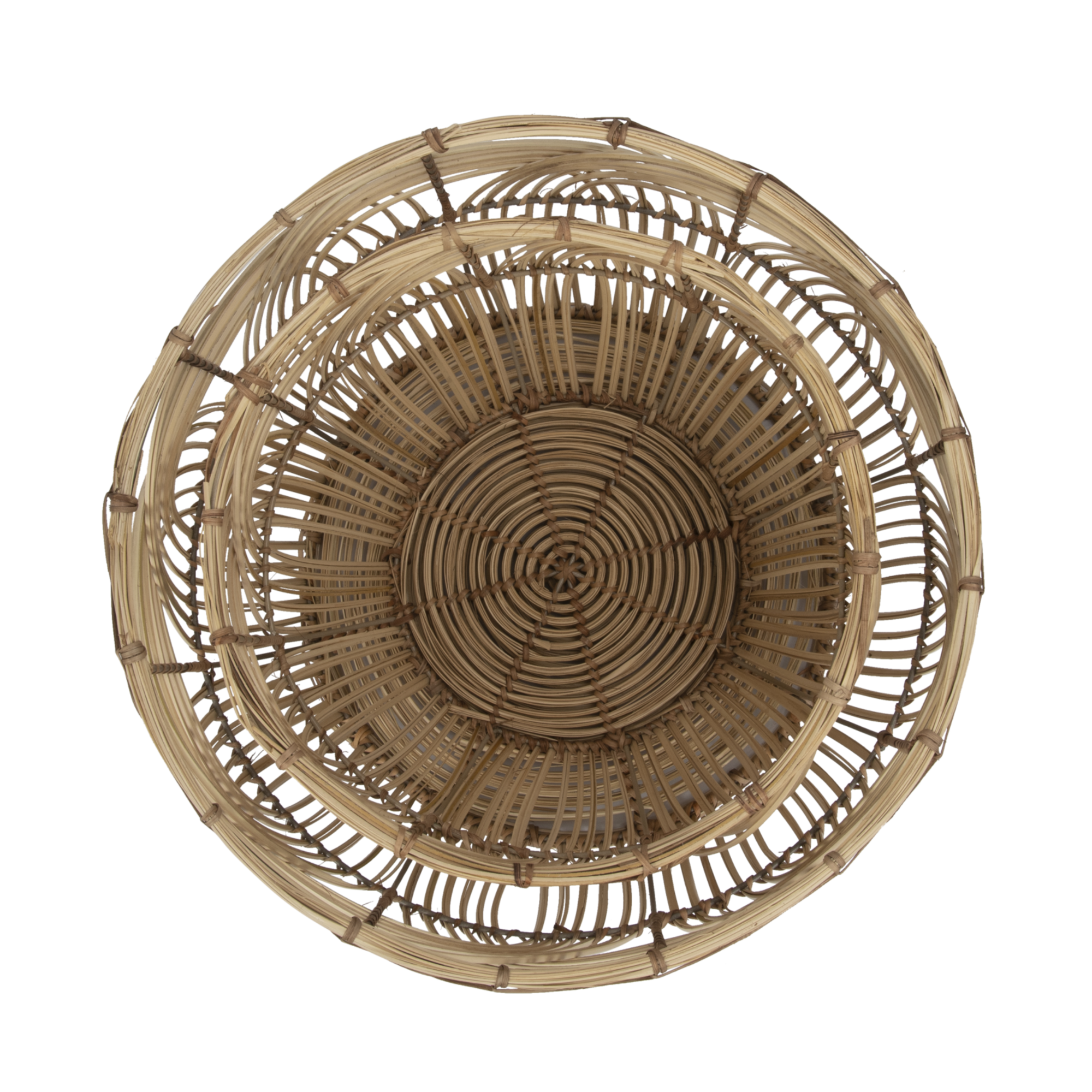 Hello Honey® Natural Handmade Decorative Rattan Basket Set